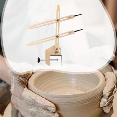 Imagem de Medidor Compacto Para Cerâmica Para Iniciantes Com Grampo De Madeira P