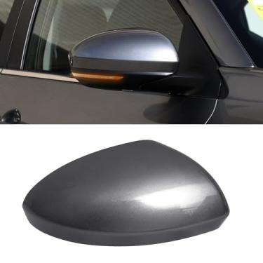 Imagem de Moonlinks Compatível com Nissan Sentra 2020 2021 2022 2023 2024 substituição da capa do espelho lateral, tampa do espelho de encaixe do lado direito do passageiro cinza para Sentra S/SR/SV/Sense
