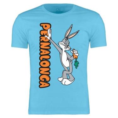 Imagem de Camiseta  Pernalonga fornecedor M&M Presentes Personalizados, Azul, 4