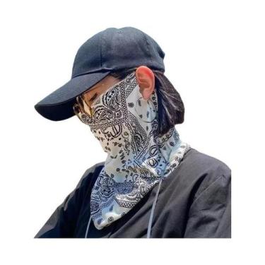 Imagem de Lenço Protetor Solar Unissex De Verão Com Proteção UV Para Rosto E Pes