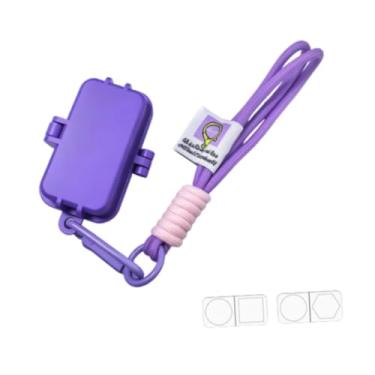 Imagem de Vaveren Estojo para giz de bilhar, protetor de ponta de giz, suporte prático para giz de sinuca e acessórios de bilhar para uso interno, Violento