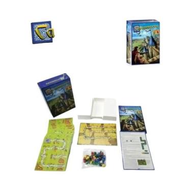Imagem de Jogo De Tabuleiro Carcassonne Em Inglês, Popular, Casual, Para Festas,