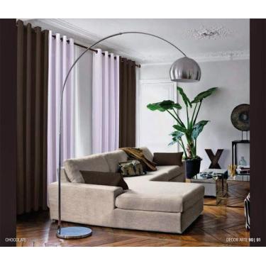 Imagem de Cortina Bicolor 4,00 x 2,80 Rústica Tabaco  Admirare