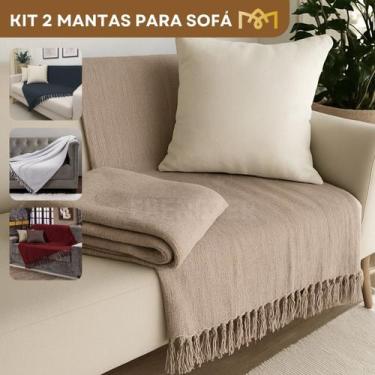 Imagem de Manta Para Sofá Protetor 2,20x1,70 Colcha Decorativa Aconchego Sala Lu