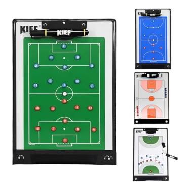 Imagem de Prancheta Tática Magnética Profissional Quadro Lousa Kief Com Caneta E Imas Técnico Treinador (Futebol)