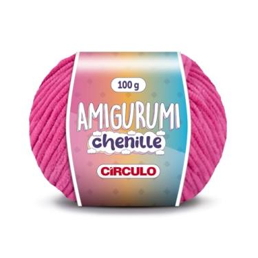 Imagem de Linha Amigurumi Chenille - Circulo - 100g - 110 metros - 909 TEX (3182-Pitaya)