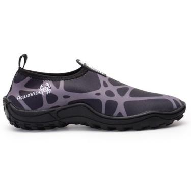 Imagem de Sapatilha AquaVibe Aquática Híbrida Unissex Neoprene Slipon Solado Tra