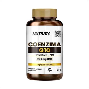 Imagem de Coenzima Q10 Coq10 200mg TCM Vitamina E 30 Capsulas Nutrata-Unissex