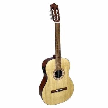 Imagem de Violão Giannini Trovador NTR1 Eletroacústico EQ NYLON Natural Satin