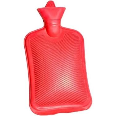 Imagem de Bolsa Agua Quente Fria Térmica Borracha 350ML Compressa Gelo Bolsa Térmica Dor Cólica Dores