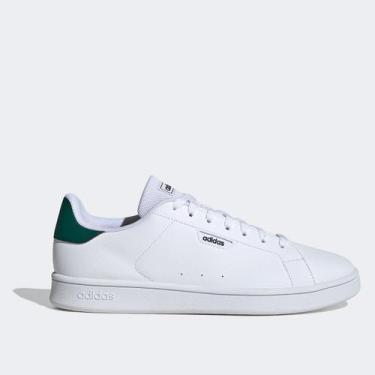 Imagem de Tênis Adidas Urban Court Masculino, Branco, Verde, 41