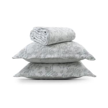 Imagem de Kit Cobre Leito Matelassê King Appel Cinza, UN, Cinza
