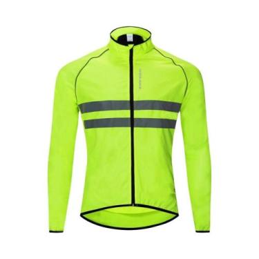 Imagem de Jaqueta Corta-Vento Refletiva E Compactável Para Ciclismo Masculino, I