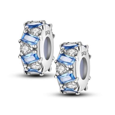 Imagem de QIKAOLA Pingentes com clipe dourado para pulseiras Pandora, espaçadores, berloques, joias, presente para mulheres