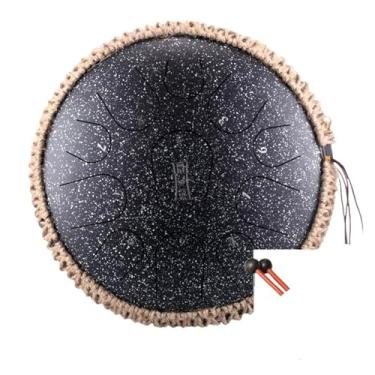 Imagem de Instrumento musical de pandeiro de percussão de língua de aço E Thereal 11 notas 32 cm C Tuning Handpan (tipo g)