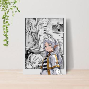 Imagem de Quadro Decorativo Anime Frieren A4  Placa MDF - Lomi Art, FRI09