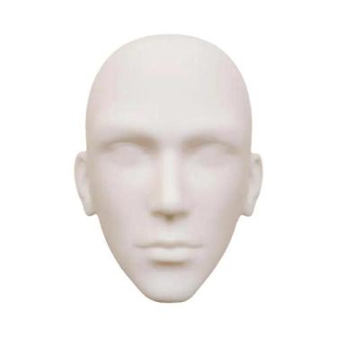 Imagem de Boneco De Ação Masculino Articulado De 35cm Com Cabeça Careca Em Branc