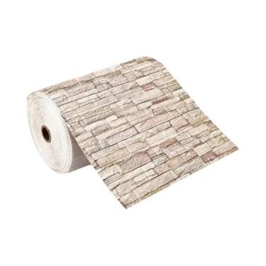 Imagem de Papel De Parede 3D Autoadesivo Impermeável De Espuma Com Efeito Tijolo