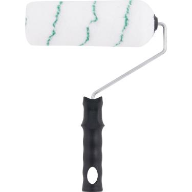 Imagem de Rolo Para Pintura Microfibra 15cm Antirrespingo Com Suporte