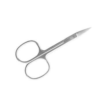 Imagem de Tesoura Reta Multiuso 8,8cm em Aço Inox para Uso Doméstico Papel Linha e Unhas Prática Leve Econômica