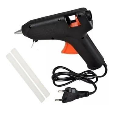 Imagem de Pistola De Cola Quente Bivolt 6w + 2 Bastões De Cola