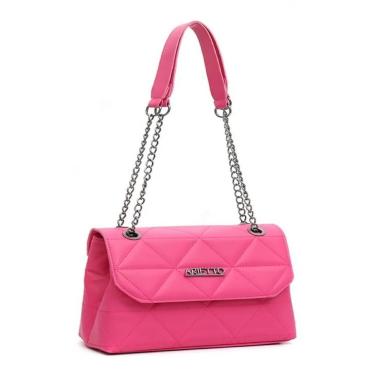 Imagem de Bolsa Media Alça Corrente Onix Feminina Transversal Colorida