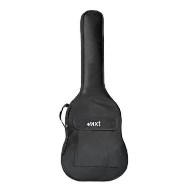 Imagem de Capa de guitarra classic luxo 600d, 8mm, com alça de mão e dupla de om