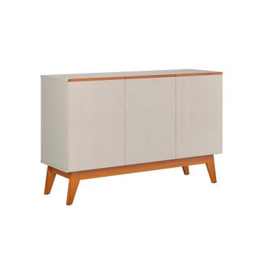Imagem de Buffet 3 Portas Para Sala De Jantar Porto Off White Nature