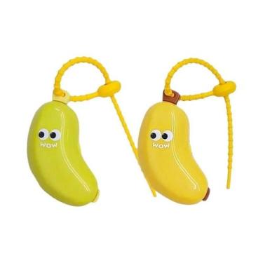 Imagem de Estojo Portátil Para Escova De Dentes Em Formato De Banana, Organizado