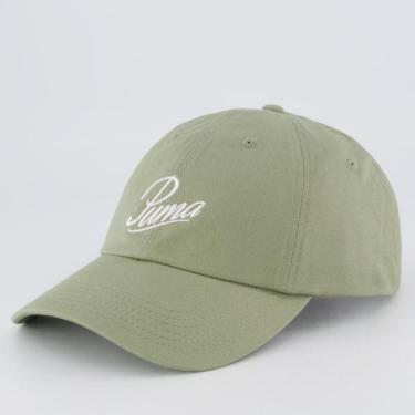 Imagem de Boné Puma Script Dad Verde, Único