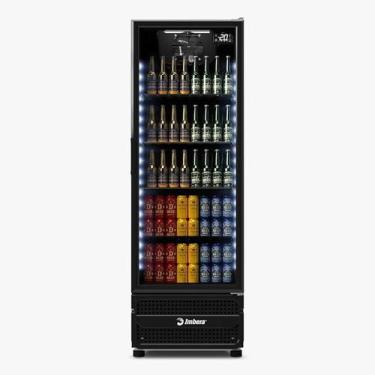 Imagem de Cervejeira Imbera Porta de Vidro On/off Full Black Ccv290 393L, PRETO,