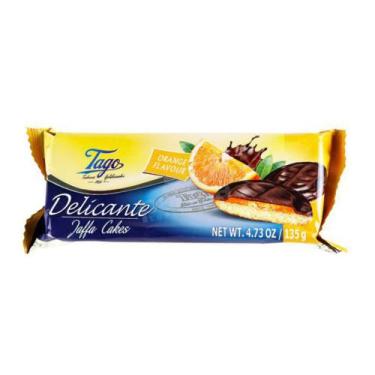Imagem de Biscoito Coberto Com Chocolate e Recheado Com Geleia de Laranja Tago 1
