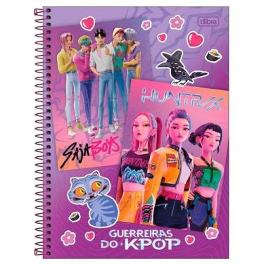 Imagem de Caderno Universitário 1x1 80 Fls C.D. Tilibra - Guerreiras do K-pop 4