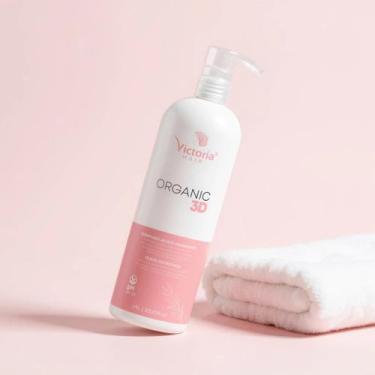 Imagem de Alisamento Sem Formol Organic 3D Victoria Hair Cosméticos 1L - VICTORI