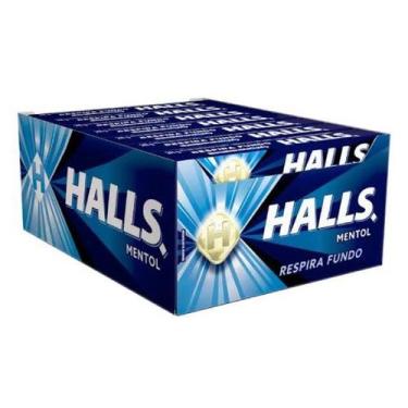 Imagem de Bala Halls Display c/ 21 Unidades, MENTOL