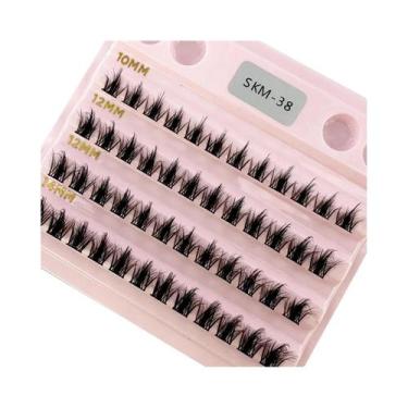 Imagem de Extensões De Cílios 3D Naturais De Visón E Raposa, Cachos Individuais 