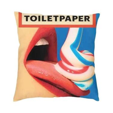 Imagem de Capa De Almofada Quadrada Com Estampa 3D De Natal, Dupla Face, Para De