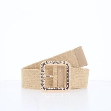 Imagem de Cinto Feminino de Ráfia com Fivela Metalizada-Feminino