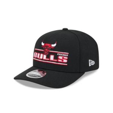 Imagem de BONE NEW ERA 9SEVENTY STRETCH SNAP CHICAGO BULLS NBA PRETO-Masculino