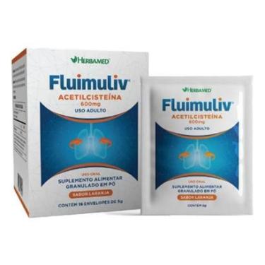 Imagem de Fluimuliv Granulado Soluvel - 16 Envelopes 5g Laranja - Herbamed-Masculino