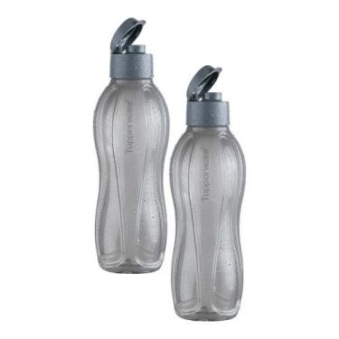 Imagem de kit 2 Garrafas de Água Tupperware Eco Tupper Chumbo 1L