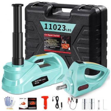 Imagem de Macaco Elétrico para Carro 5 Toneladas 11023 LBS, Elevador de Macaco de Chão, Inclui Chave de Impacto, Troca de Pneus de Carro