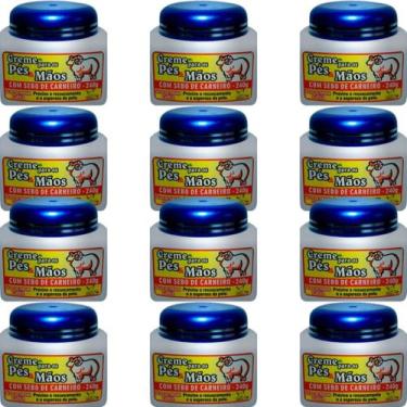 Imagem de Creme para os Pés e Mãos San Jully Com Sebo de Carneiro Pote 240g Kit 
