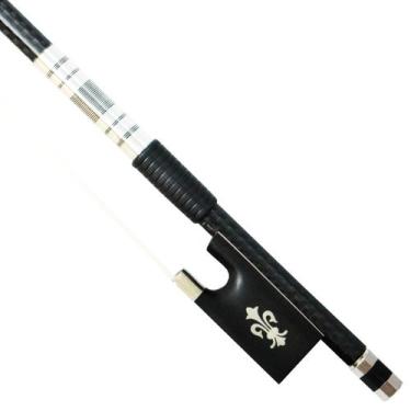 Imagem de Arco profissional fibra de carbono para violino 4/4 ébano - ORQUEZZ