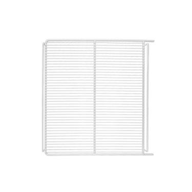 Imagem de Kit - 1 Prateleira Branca Visa Vn44 Vb40 + 4 Ganchos Suporte - Metalfrio