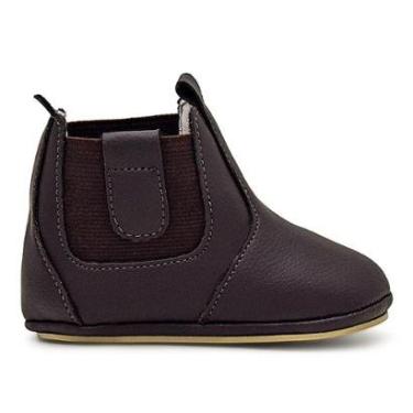 Imagem de Bota Botinha Bebe Couro Marrom Primeiros Passos Confort tamanho:19;cor:;Gênero:Menino-Masculino