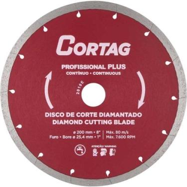 Imagem de Disco De Corte Diamantado, 200 Mm, Profissional Plus, Cortag Ostenvond