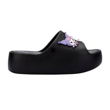 Imagem de Sandália Melissa Free Platform Hello Kitty And Friends Preto, Preto, 3