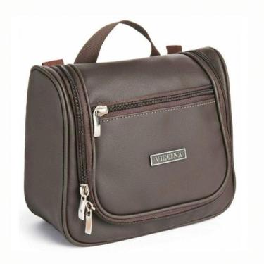 Imagem de Necessaire Gancho Berlim Viccina, Marrom