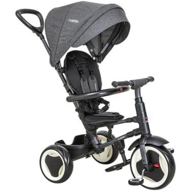 Imagem de Carrinho de Passeio e Pedal Kiddo Triciclo Evolution Preto